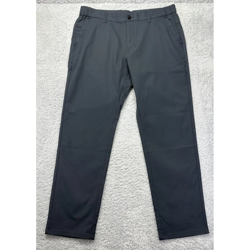 Jack Archer Jetsetter Tech Pants Men 35x29‎ Straight Fit Deep Blue Travel NWOT